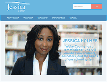 Tablet Screenshot of jessicaholmesnc.com